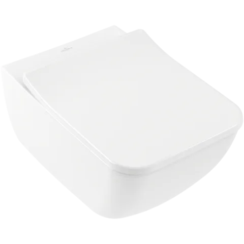 Унитаз подвесной с сиденьем Villeroy & Boch Venticello, с DirectFlush, альпийский белый