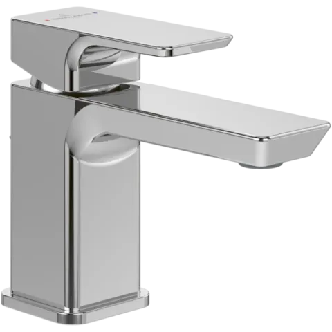 Смеситель для раковины однорычажный с комплектом слива со стяжкой Villeroy & Boch Subway 3.0, хром