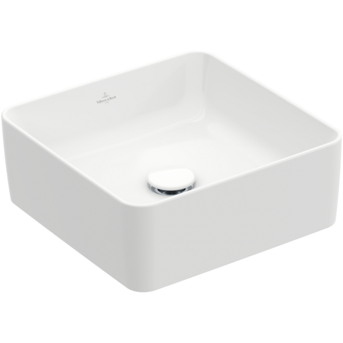 Раковина накладная Villeroy & Boch Collaro 38 x 38 см, альпийский белый