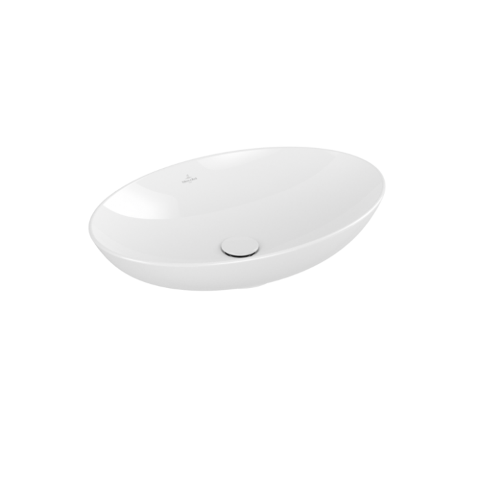 Раковина накладная Villeroy & Boch Loop&Friends 62 x 42 см, альпийский белый