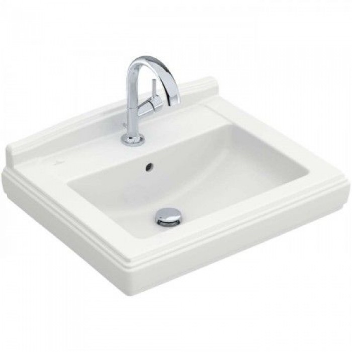 Мебельная раковина Villeroy & Boch Hommage 75, альпийский белый CeramicPlus