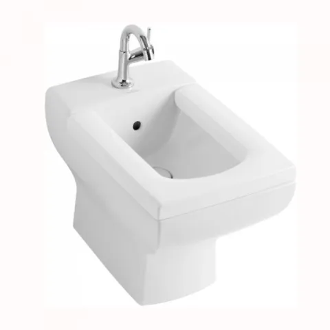 Биде напольное Villeroy & Boch La Belle Plus, Star White CeramicPlus