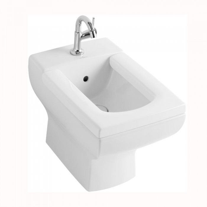Биде напольное Villeroy & Boch La Belle Plus, Star White CeramicPlus