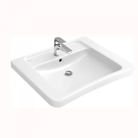 Раковина Villeroy & Boch Omnia Architectura 65х55 см, альпийский белый CeramicPlus
