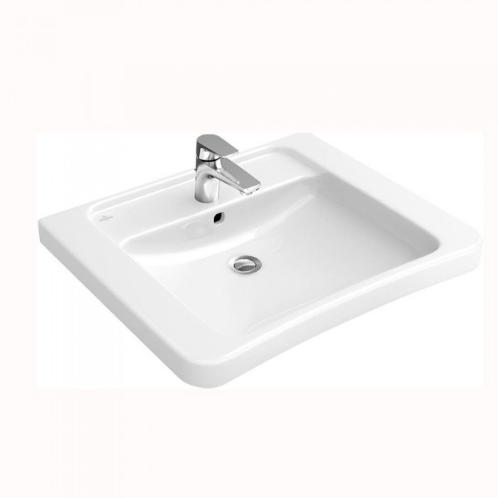 Раковина Villeroy & Boch Omnia Architectura 65х55 см, альпийский белый CeramicPlus