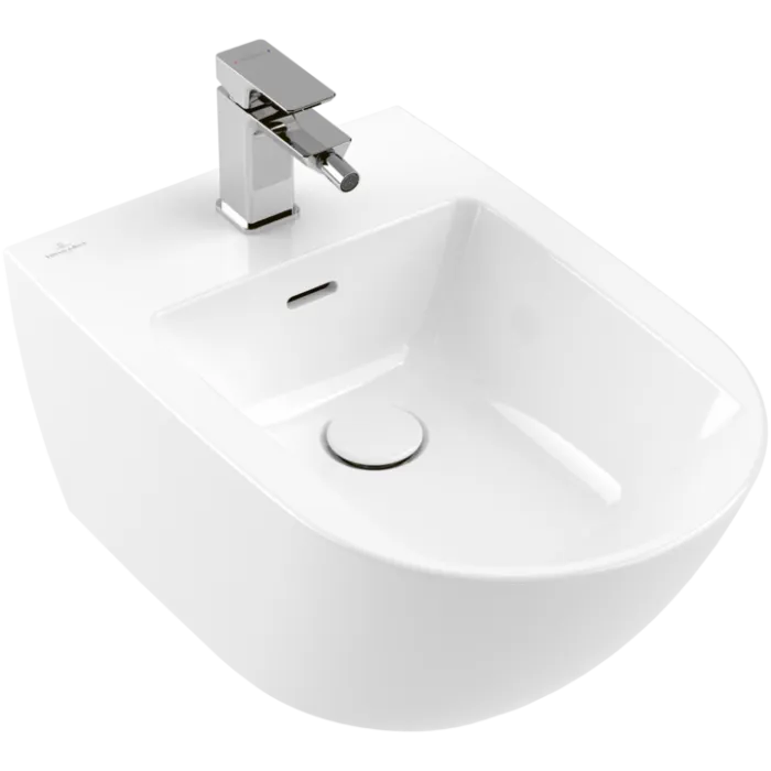 Биде Villeroy & Boch Subway 3.0 подвесное, альпийский белый CeramicPlus