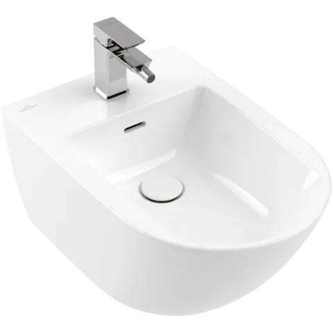 Биде Villeroy & Boch Subway 3.0 подвесное, альпийский белый CeramicPlus