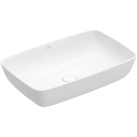 Раковина для установки на столешницу Villeroy & Boch Artis, 580 x 385 x 130 мм, без перелива, нешлифованный, альпийский белый