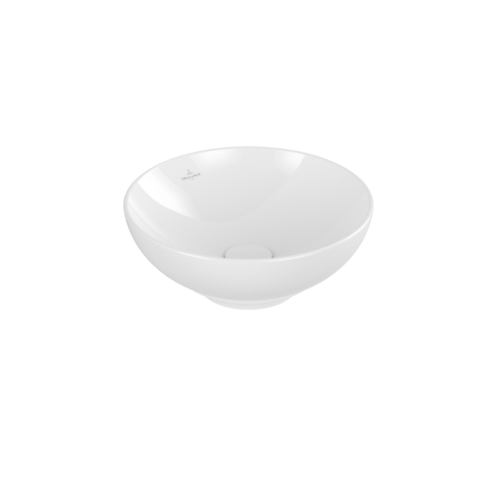 Раковина накладная Villeroy & Boch Loop&Friends 38 x 38 см, альпийский белый
