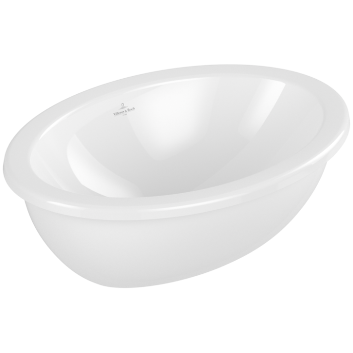 Встраиваемая раковина Villeroy & Boch Loop & Friends, 505 x 360 x 185 мм, с переливом, нешлифованный, альпийский белый