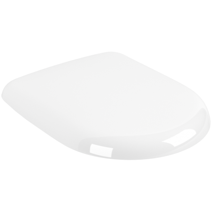 Сиденье с крышкой для унитаза Villeroy & Boch Antao, с функцией автоматического опускания (SoftClosing), со снимаемым сиденьем (QuickRelease), альпийский белый CeramicPlus