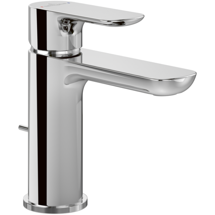 Смеситель для раковины Villeroy & Boch O.novo с донным клапаном, хром