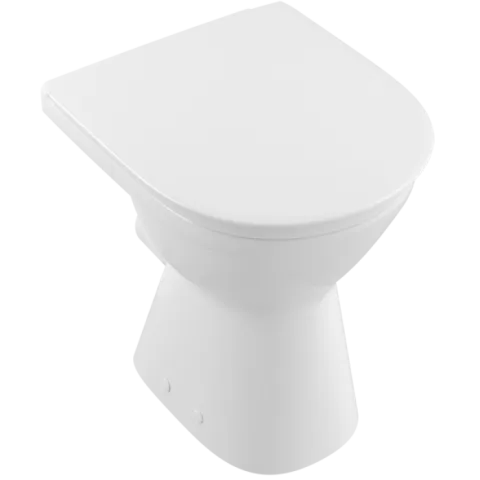 Унитаз с вертикальным смывом Villeroy & Boch O.novo Vita Vita, альпийский белый