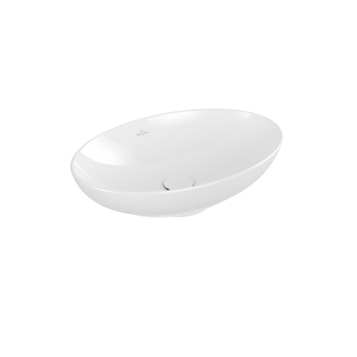 Раковина накладная Villeroy & Boch Loop&Friends 56 x 38 см, альпийский белый
