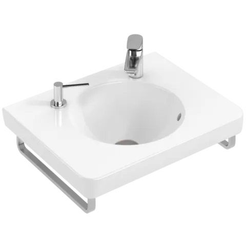 Держатель для полотенец Villeroy & Boch, 20 x 399 x 75 мм, нержавеющая сталь полированная