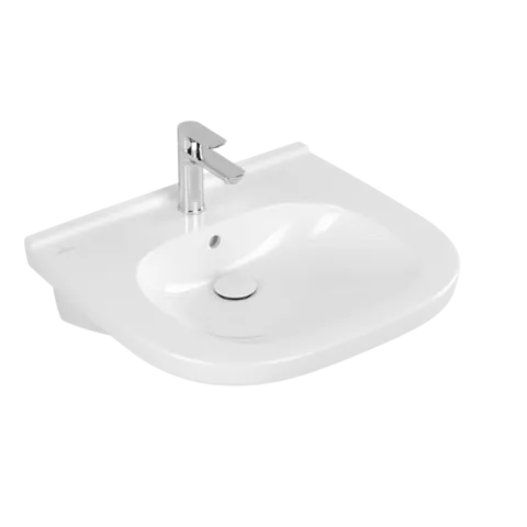 Раковина Villeroy & Boch ViCare, 600 x 550 x 195 мм, с переливом, нешлифованный, альпийский белый