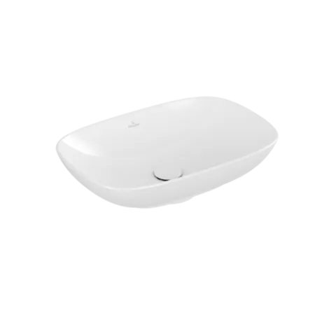 Раковина накладная Villeroy & Boch Loop&Friends 56 x 38 см, альпийский белый