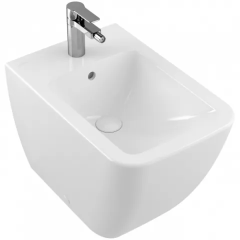 Биде напольное Villeroy & Boch Legato, альпийский белый CeramicPlus